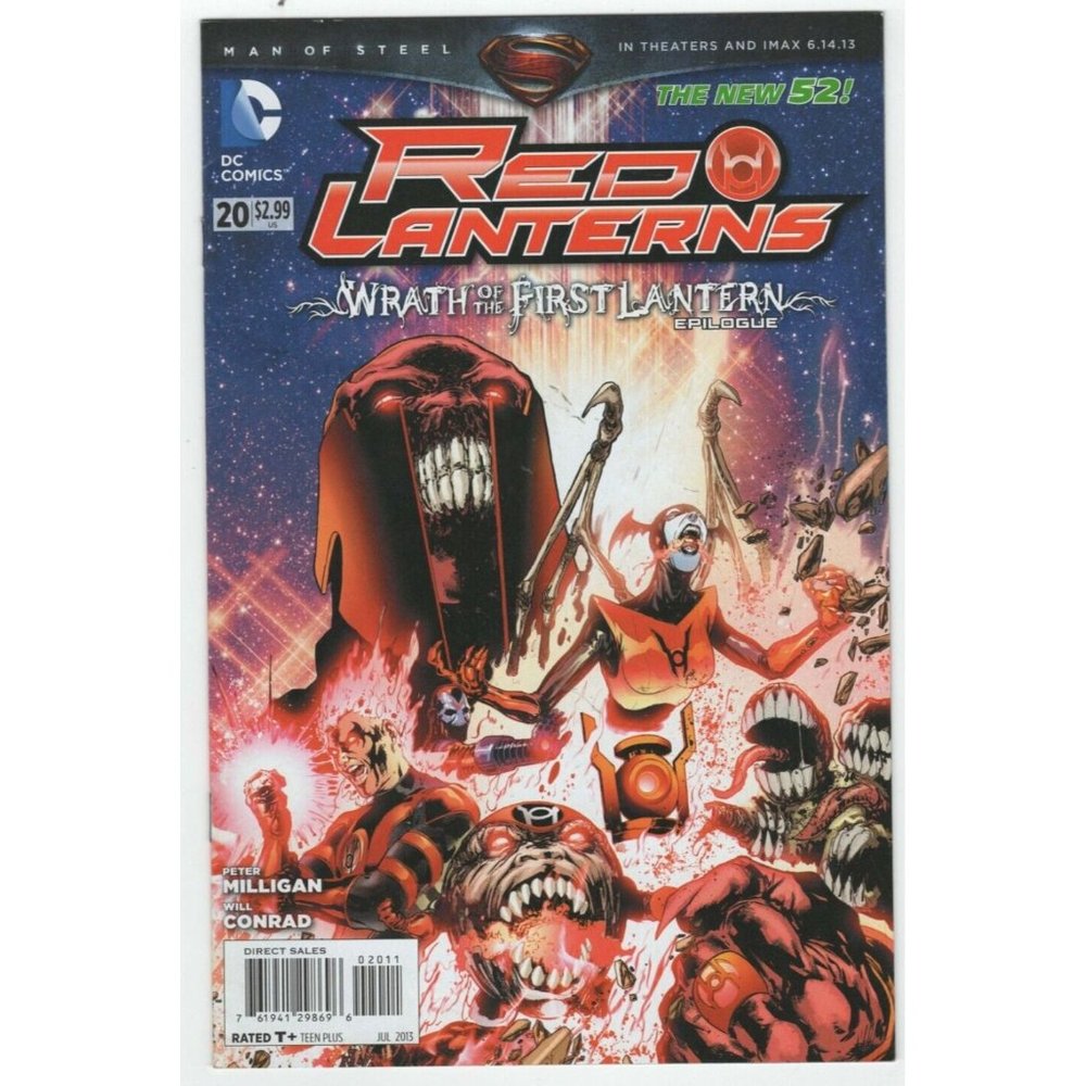 DC Comics #20 New 52 Red Lantern Wrath Of The First Lantern Epilogue Comic Book